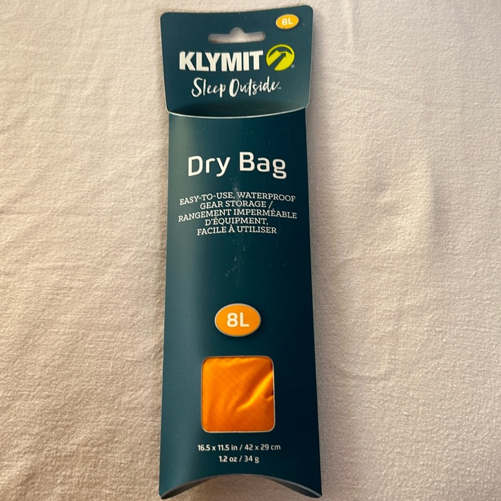 Klymit dry bag 8L orange